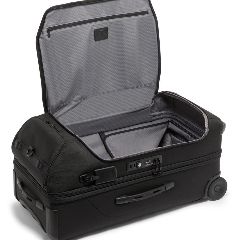 TUMI Black Rolling Duffel Bag